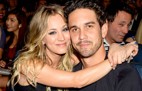 Kaley Cuoco with Ryan Sweeting