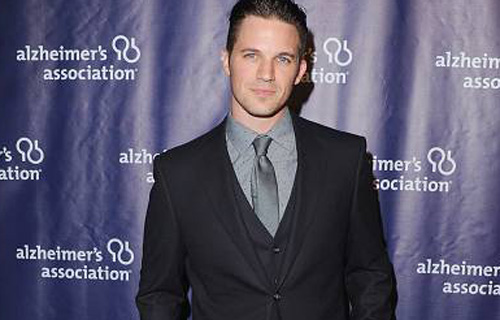 Matt Lanter wearing Carlo Pazolini