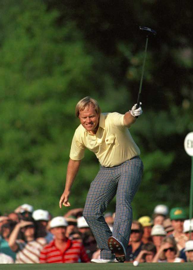 Jack Nicklaus Playing Golf