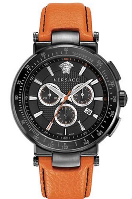 Versace Mystique Sport Orange Watch For Men