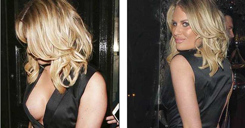 Danielle Armstrong nip slip