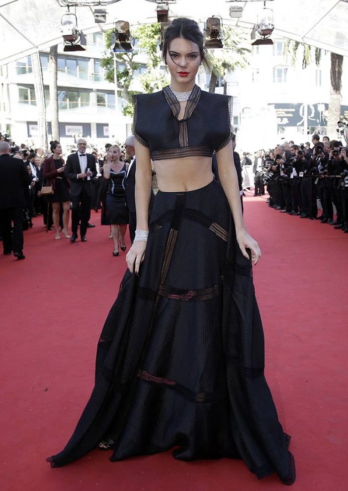 Kendall Jenner Summer Black Dress