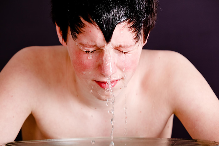 Lather up with water
