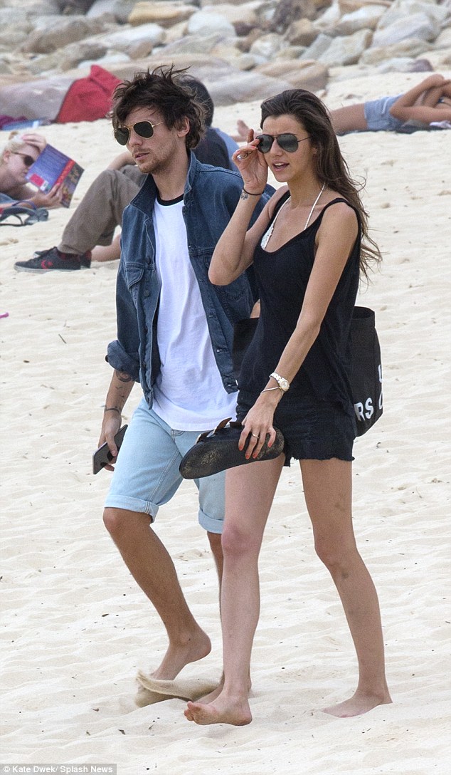 Louis Tomlinson and Eleanor Calder