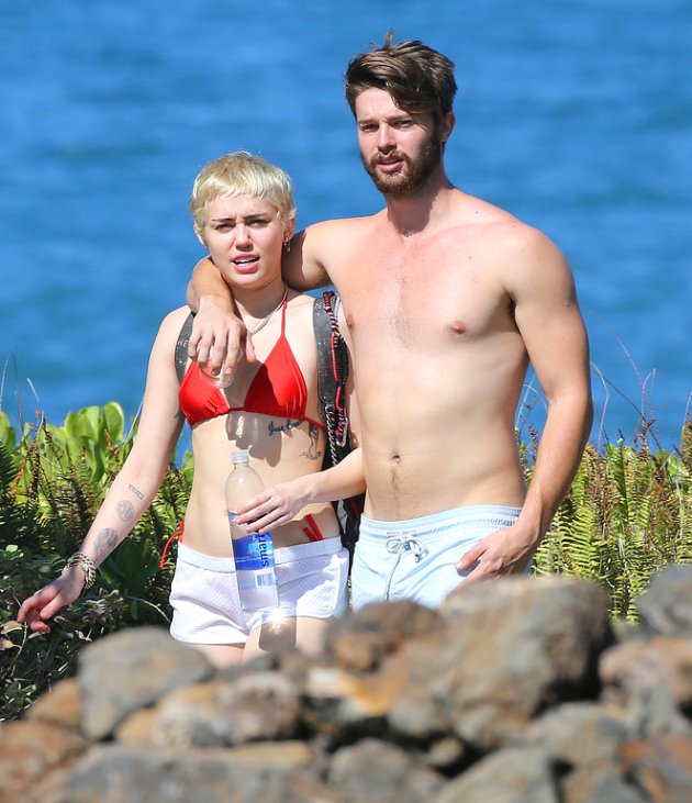 Miley Cyrus and Patrick Schwarzenegger