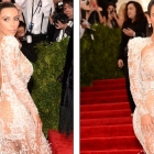 Kim Kardashian Wears her Most Daring Dress in NYC Met Gala 2015