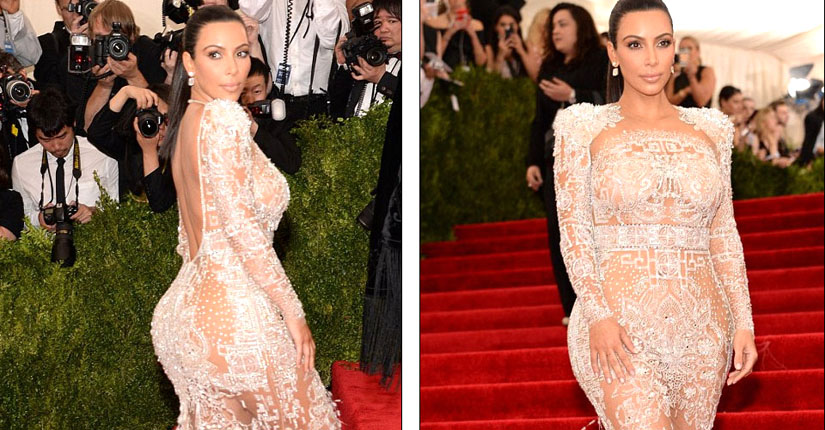 Kim Kardashian at NYC Met Gala 2015