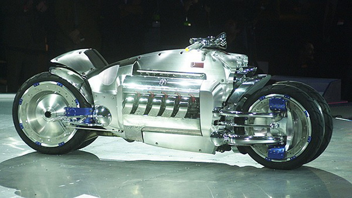 Motorcycle: Dodge Tomahawk V10 Superbike