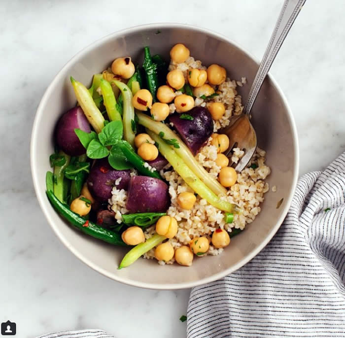 Fill half your plate with vegetables