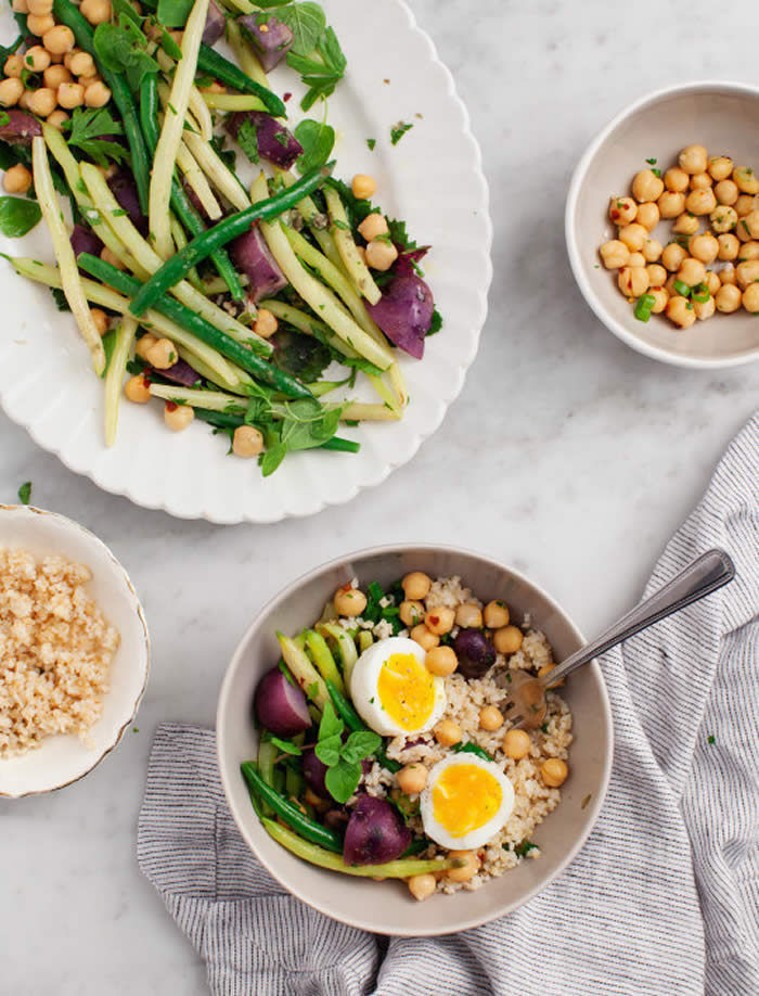 Green Bean and Purple