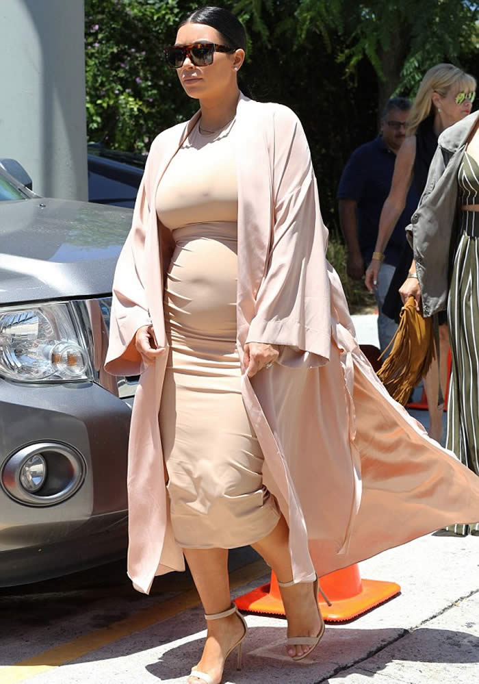 Kim Kardashian Skin Tight Dress