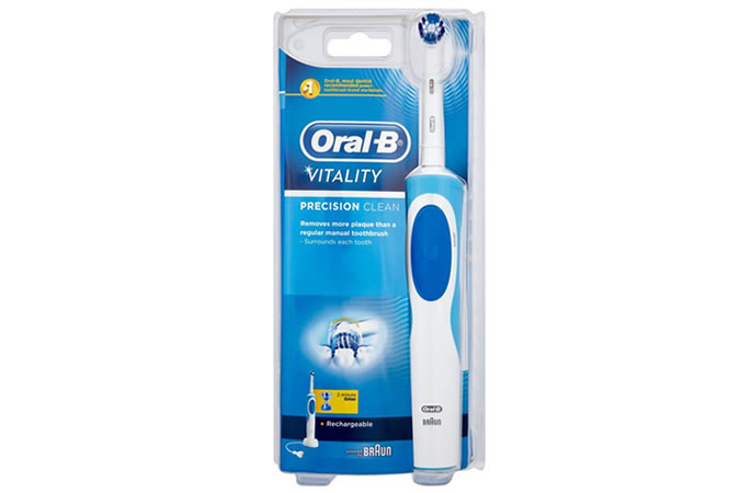 The Toothbrush: Braun Oral B Vitality Precision Clean Electric Toothbrush