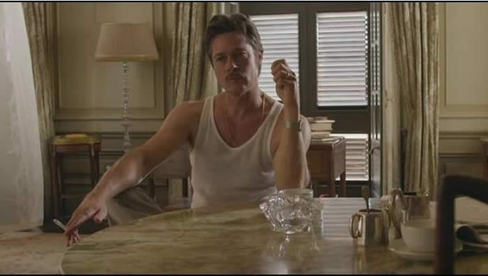 Brad Pitt in a scene from By The Sea