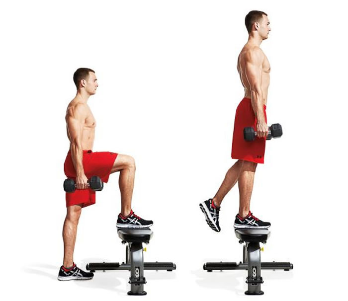 Dumbbell Stepup