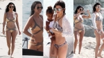 Kourtney Kardashian Kendall Jenner in St Barts