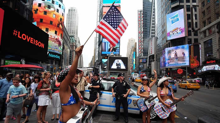 Times Square in New York City