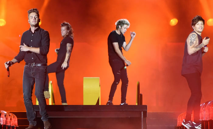 One Direction Performing
