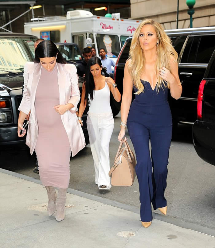 Kardashians dressed