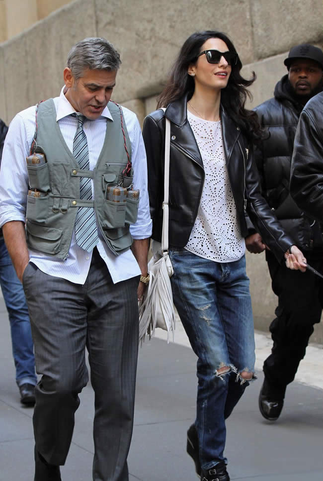 George clooney and Amal Alamuddin