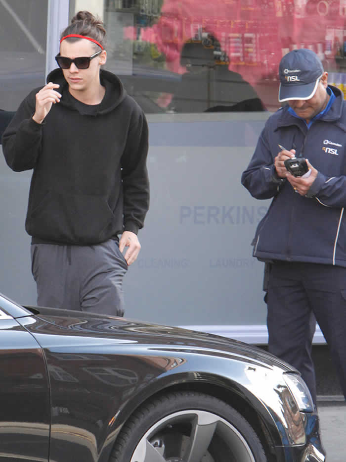 Harry Styles London traffic warden