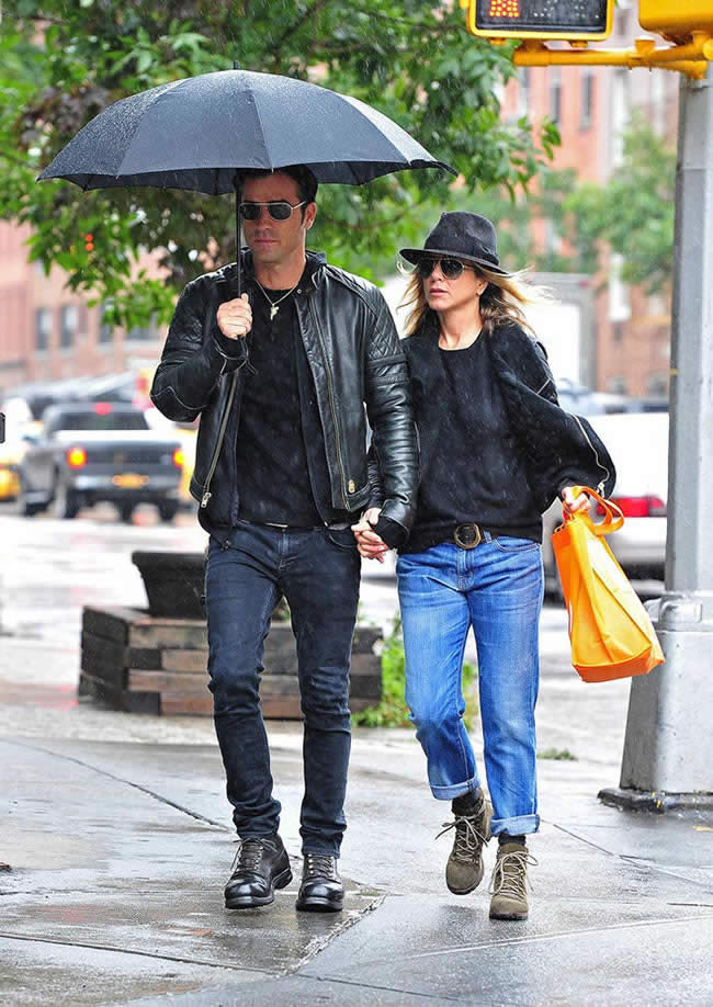 Jennifer Aniston and Justin Theroux