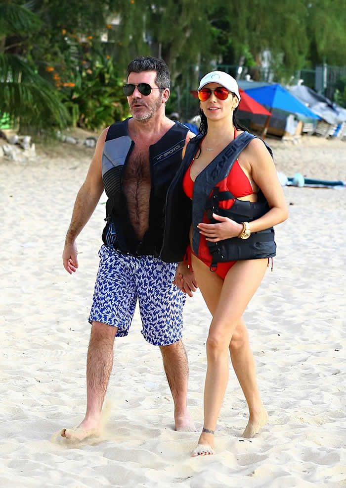 Lauren Silverman and Simon Cowell 