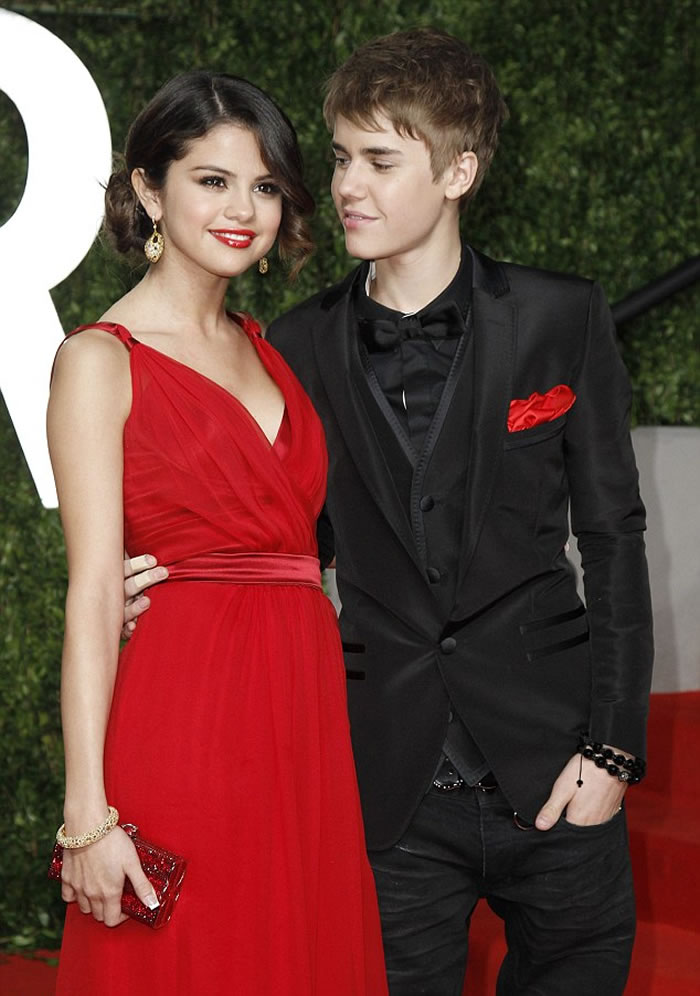 Justin Bieber and Selena Gomez