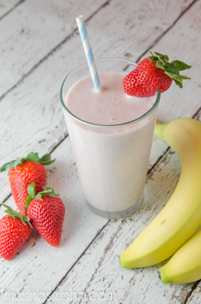 Yummy Strawberry-Banana Shake