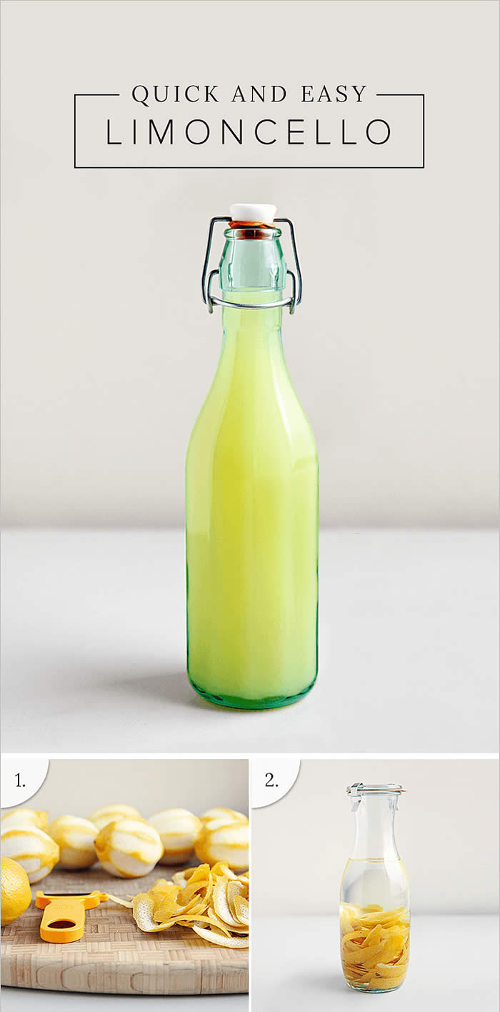 Homemade Limoncello