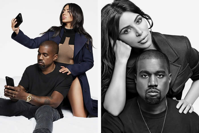 Kim Kardashian Kanye West Harper Bazaar Cover 2016