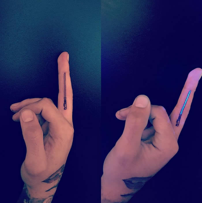 Zayn Malik Gets Glow-in-the-Dark 'Star Wars' Lightsaber Tattoo