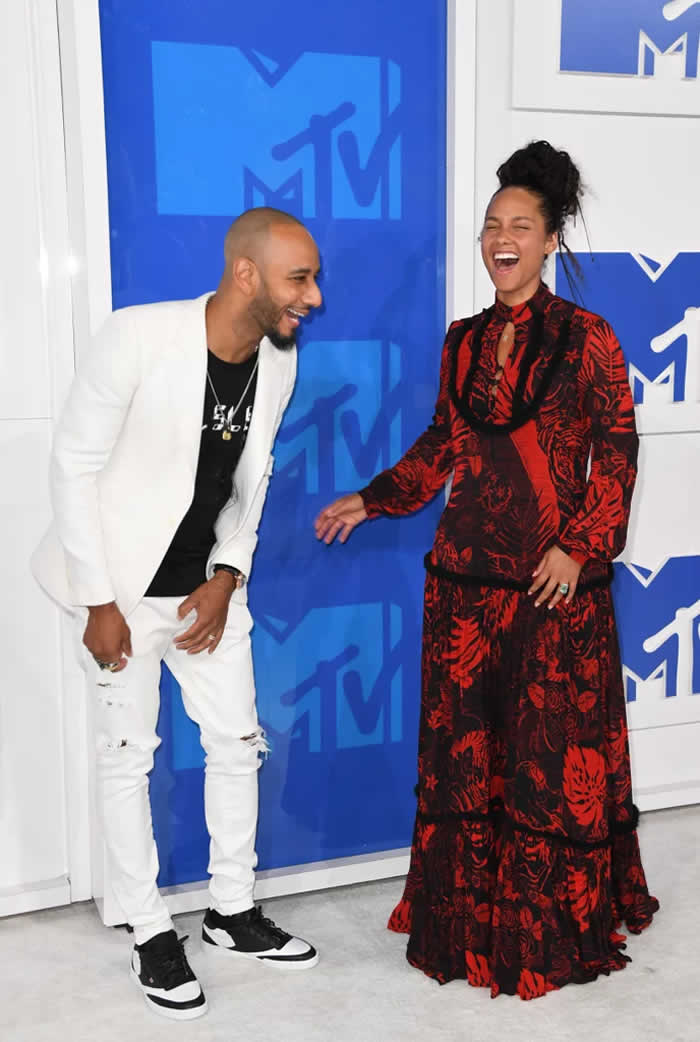 Swizz Beatz and Alicia Keys