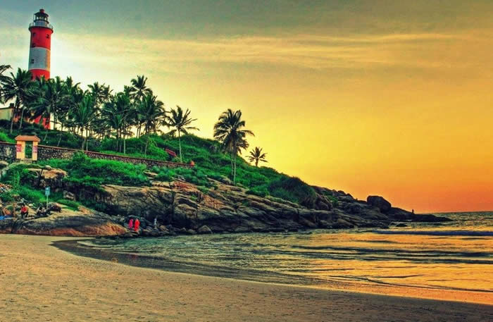 Rocky Promenade of Kovalam