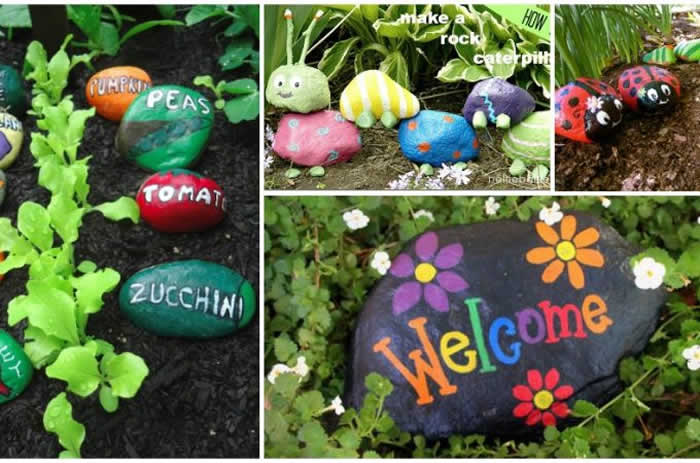 Painted Stone and Pebble Decors You Can Make Instantly for Your Garden