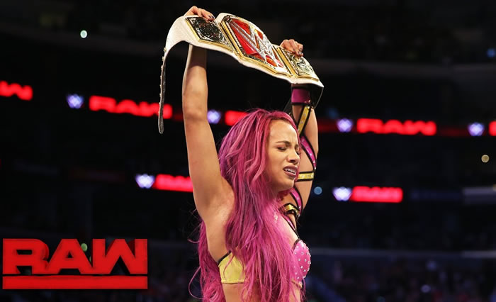 Sasha Banks vs. Charlotte - Raw Women's Championship Match