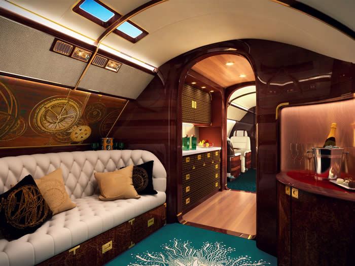 Private Jet Designs of the Super Rich