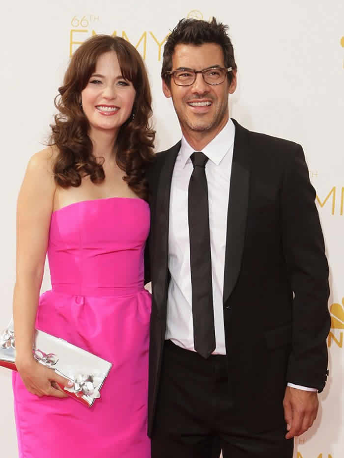 Zooey Deschanel and Jacob Pechenik