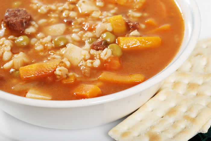 Quick Beef and Barley Soup