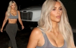 Kim Kardashian Looks Miserable in Just a Bra