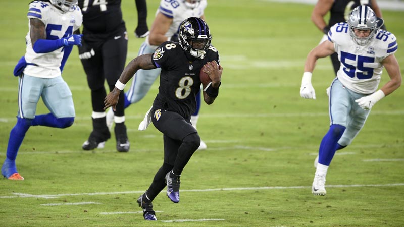  Jackson, Ravens run past Cowboys to end 3-game slide