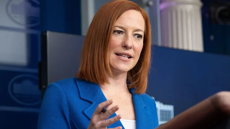  Jen Psaki: White House Press Secretary hasn’t been seen in Public Since Revealing she got COVID-19 despite being “Fully Vaccinated”