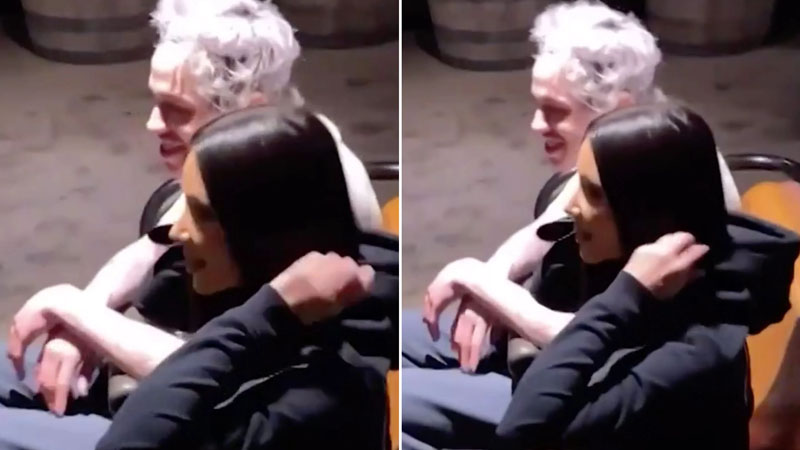 Pete Davidson and Kim Kardashian