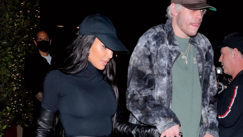 Pete Davidson and Kim Kardashian