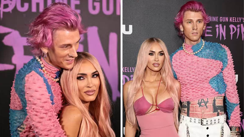  Why Megan Fox and Machine Gun Kelly Match Pink Hair for “life in pink”