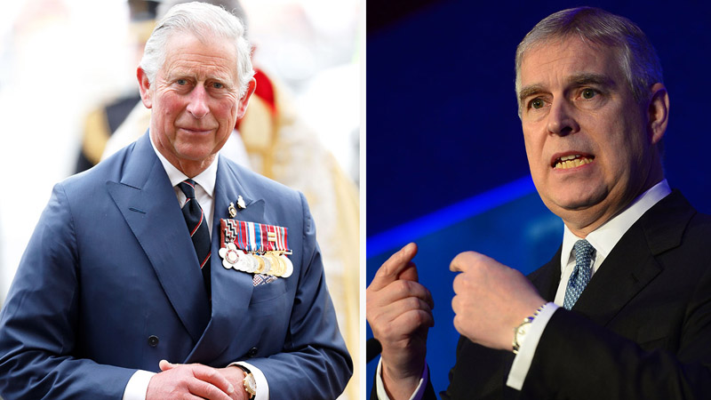 Prince Andrew and King Charles