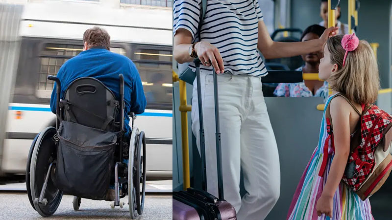  Man in wheelchair on bus refuses to move for mother and young daughter: “I was taken aback and frustrated by this response”