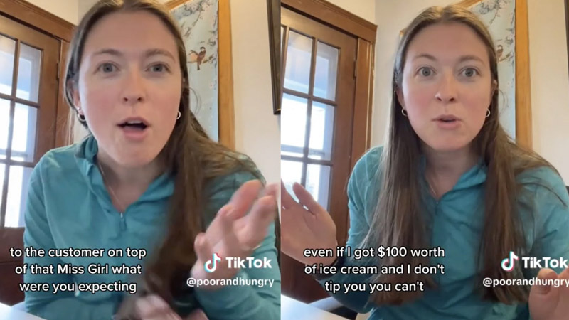  TikTok users feel tipping culture has become ‘out of control after a woman said Ben & Jerry’s cashier became irritated when she didn’t tip for a $2 cone