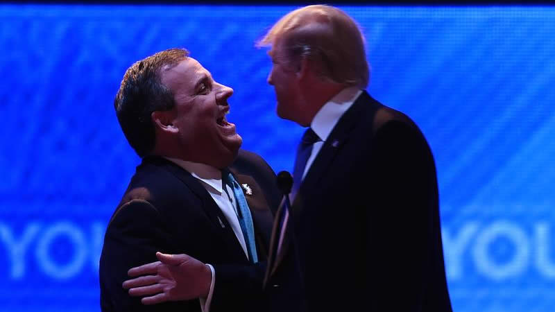 Chris Christie with trump