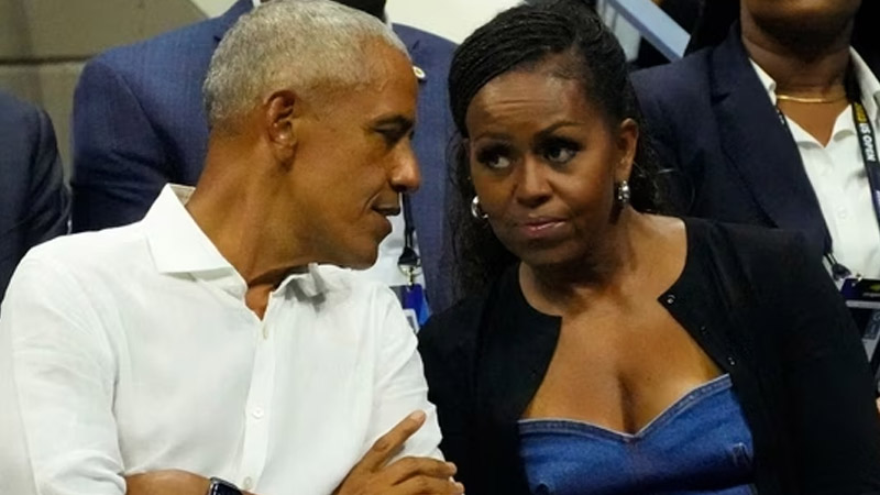  Obamas Grace US Open; Michelle Pays Tribute to Billie Jean King’s Equal Pay Fight