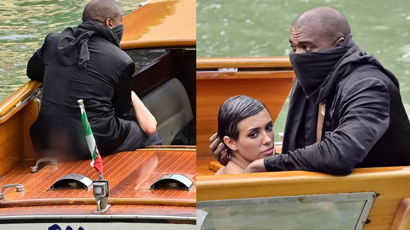 Kanye West’s Unexpected Wardrobe Malfunction During Venice Boat Ride with Bianca Censori